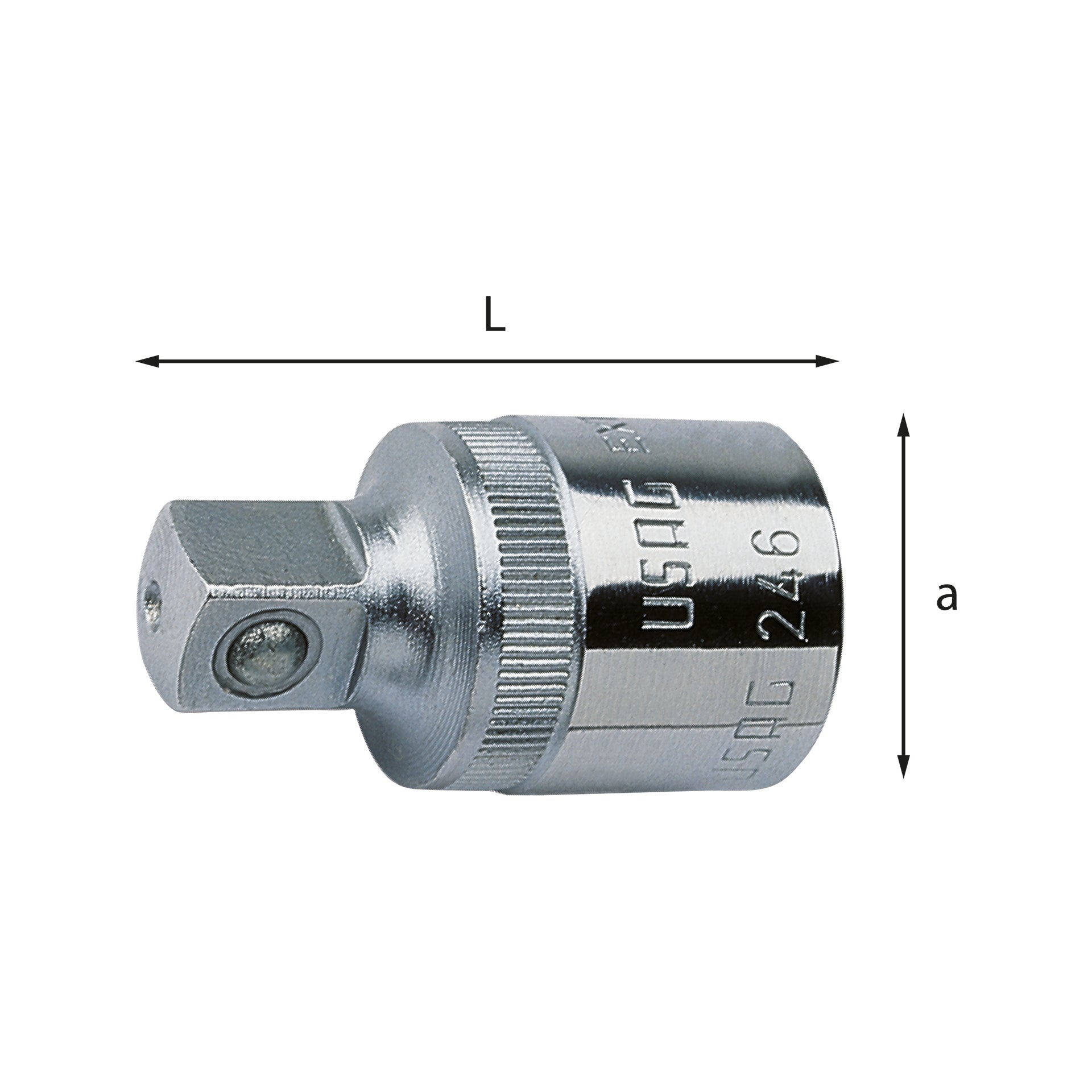 246 3/8 - Reducer fitting - Usag - U02460001 246 3/8 - Reducer fitting - Usag - U02460001